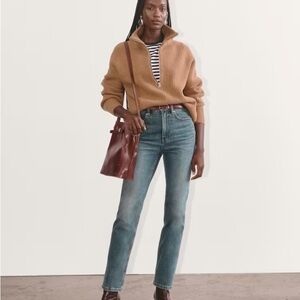 NWT Everlane Way-High® Slim Jean, Indigo Blue, Size 26 (29” Inseam)